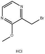 2-(broMoMethyl)-3-Methoxypyrazine hydrochloride Struktur