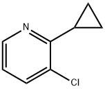 3-chloro-2-cyclopropylpyridine Struktur