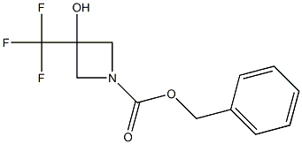 benzyl 3-hydroxy-3-(trifluoroMethyl)azetidine-1-carboxylate Struktur