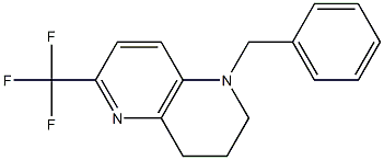 1-芐基-6-(三氟甲基)-1,2,3,4-四氫-1,5-萘啶, 1356109-52-8, 結(jié)構(gòu)式