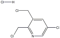 5-氯-2,3-雙(氯甲基)吡啶鹽酸鹽, 1356109-72-2, 結(jié)構(gòu)式