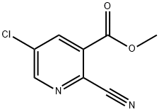 Methyl 5-chloro-2-cyanonicotinate Struktur