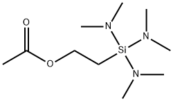 ACETOXYETHYLTRIS(DIMETHYLAMINO)SILANE Struktur