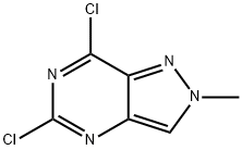 5,7-dichloro-2-Methyl-2h-pyrazolo[4,3-d]pyriMidine Struktur