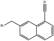 7-(BroMoMethyl)-1-naphthonitrile Struktur