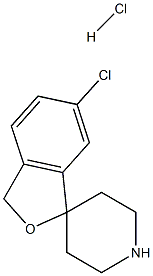 6-chloro-3H-spiro[isobenzofuran-1,4'-piperidine] hydrochloride Struktur