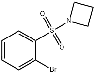 1-(2-Bromophenylsulfonyl)azetidine Struktur