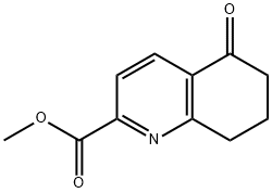 Methyl 5-oxo-5,6,7,8-tetrahydroquinoline-2-carboxylate Struktur