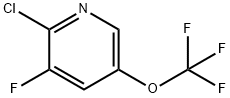 2-chloro-3-fluoro-5-(trifluoroMethoxy)pyridine Struktur