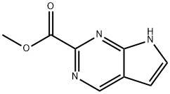 Methyl 7H-pyrrolo[2,3-d]pyriMidine-2-carboxylate Struktur