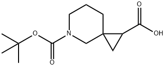 5-Boc-5-azaspiro[2.5]octane-1-carboxylic acid Struktur