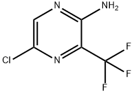 5-chloro-3-(trifluoroMethyl)pyrazin-2-aMine Struktur