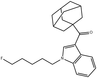 adaMantan-1-yl(1-(5-fluoropentyl)-1H-indol-3-yl)Methanone Struktur