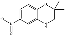 2,2-DiMethyl-6-nitro-3,4-dihydro-2H-1,4-benzoxazine, 97% Struktur