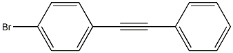 1-bromo-4-(phenylethynyl)benzene Struktur