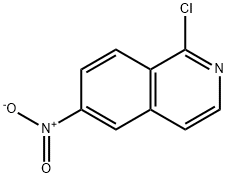 1-Chloro-6-nitroisoquinoline Struktur