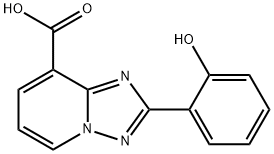 2-(2-Hydroxyphenyl)-[1,2,4]triazolo[1,5-a]pyridine-8-carboxylic acid Struktur