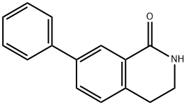 7-Phenyl-3,4-dihydroisoquinolin-1(2H)-one Struktur