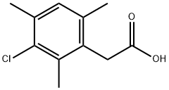 2,4,6-TriMethyl-3-chlorophenylacetic acid Struktur