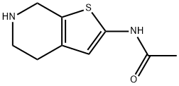 N-(4,5,6,7-tetrahydrothieno[2,3-c]pyridin-2-yl)acetaMide Struktur