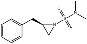 (R)-2-benzyl-N,N-diMethylaziridine-1-sulfonaMide Struktur