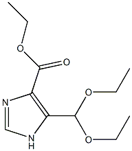 Ethyl 5-(diethoxyMethyl)-1H-iMidazole-4-carboxylate Struktur