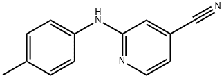 2-(p-tolylaMino)isonicotinonitrile Struktur