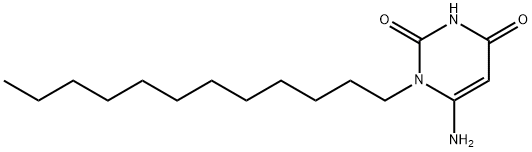 6-Amino-1-dodecyl-2,4(1H,3H)-pyrimidinedione Struktur