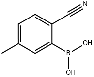 (2-cyano-5-Methylphenyl)boronic acid Struktur