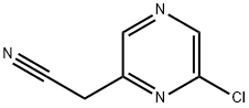 2-(6-Chloropyrazin-2-yl)acetonitrile Struktur