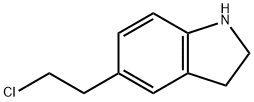 1H-Indole, 5-(2-chloroethyl)-2,3-dihydro- Struktur