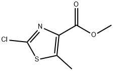 Methyl 2-chloro-5-Methylthiazole-4-carboxylate Struktur