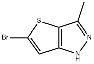 5-broMo-3-Methyl-1H-thieno[3,2-c]pyrazole Struktur