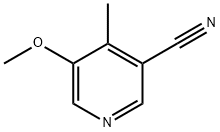 5-Methoxy-4-Methylnicotinonitrile Struktur