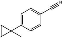 4-(1-Methylcyclopropyl)benzonitrile Struktur