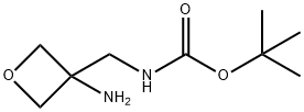 tert-Butyl ((3-aMinooxetan-3-yl)Methyl)carbaMate Struktur