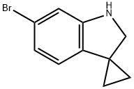 6'-broMospiro[cyclopropane-1,3'-indoline] Struktur