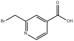 4-Pyridinecarboxylic acid, 2-(broMoMethyl)- Struktur