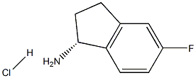 (R)-5-Fluoro-2,3-dihydro-1H-inden-1-aMine hydrochloride Struktur