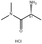 (R)-2-AMino-N,N-diMethylpropanaMide HCl Struktur