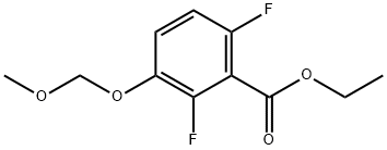 ethyl 2,6-difluoro-3-(MethoxyMethoxy)benzoate Struktur