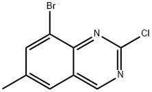 8-BroMo-2-chloro-6-Methylquinazoline Struktur