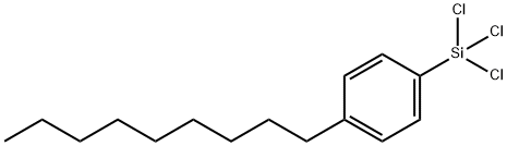 Trichloro(4-nonylphenyl)silane Struktur