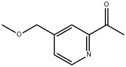 1-(4-(MethoxyMethyl)pyridin-2-yl)ethanone Struktur