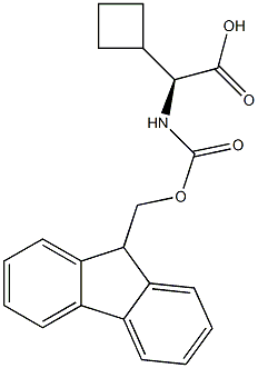 (S)-a-(FMoc-aMino)cyclobutaneacetic acid Struktur