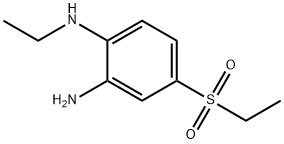 N1-ethyl-4-(ethylsulfonyl)benzene-1,2-diamine Struktur