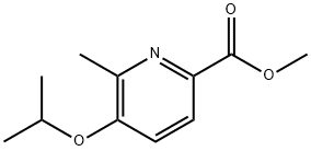 Methyl 5-isopropoxy-6-Methylpicolinate Struktur