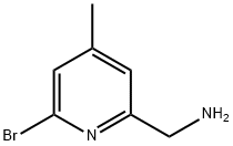 (6-BroMo-4-Methylpyridin-2-yl)MethanaMine Struktur