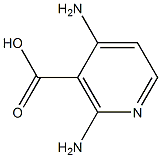 2,4-DiaMinonicotinic acid Struktur