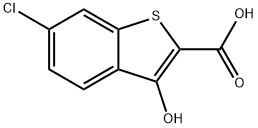 6-Chloro-3-hydroxybenzo[b]thiophene-2-carboxylic acid Struktur